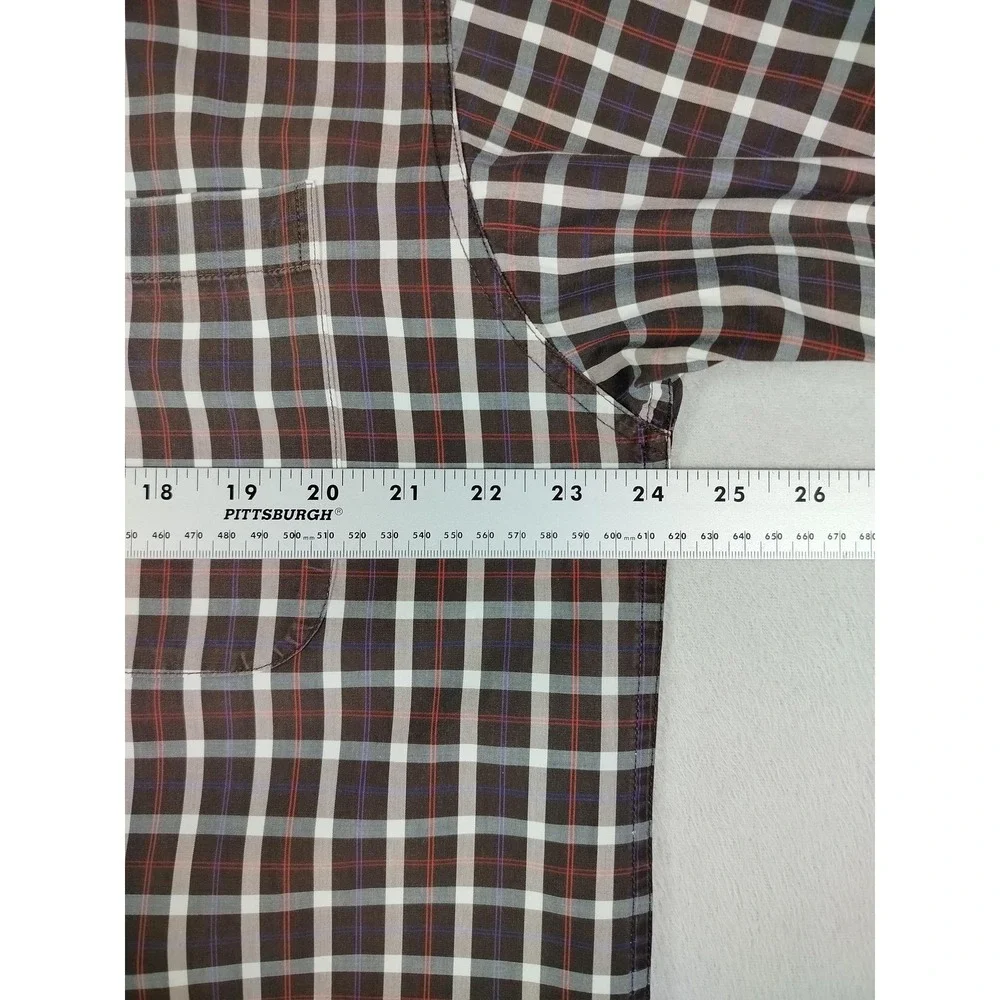 Cinch Shirt‎ Mens Medium Black Red Plaid Button Westerncore Rodeo Cowboycore - Picture 9 of 10